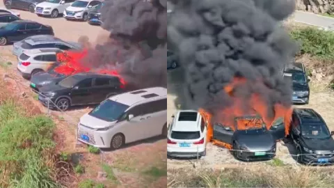 华为阿维塔06自燃